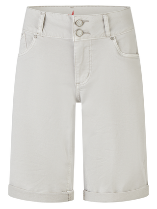 BUENA VISTA TUMMYLESS SHORT kreide BV B5777 4219.4271 - Summer Twill
