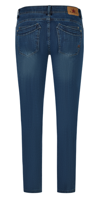 BUENA VISTA MALIBU CROPPED ink denim BV B5826 355.7007 - Stretch Jog Denim