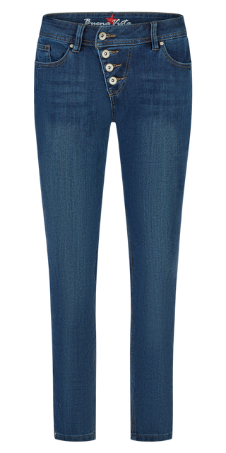 BUENA VISTA MALIBU CROPPED ink denim BV B5826 355.7007 - Stretch Jog Denim