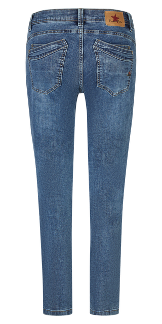 BUENA VISTA MALIBU CROPPED lake blue B5826 369.7407 - Stretch Denim