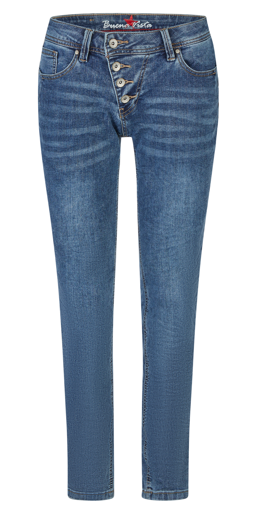 BUENA VISTA MALIBU CROPPED lake blue B5826 369.7407 - Stretch Denim von Buena Vista