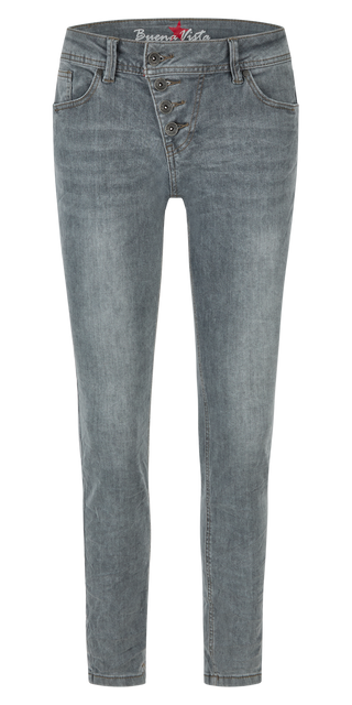 BUENA VISTA MALIBU CROPPED anthracite denim B5826 399.8970 - Stretch Denim