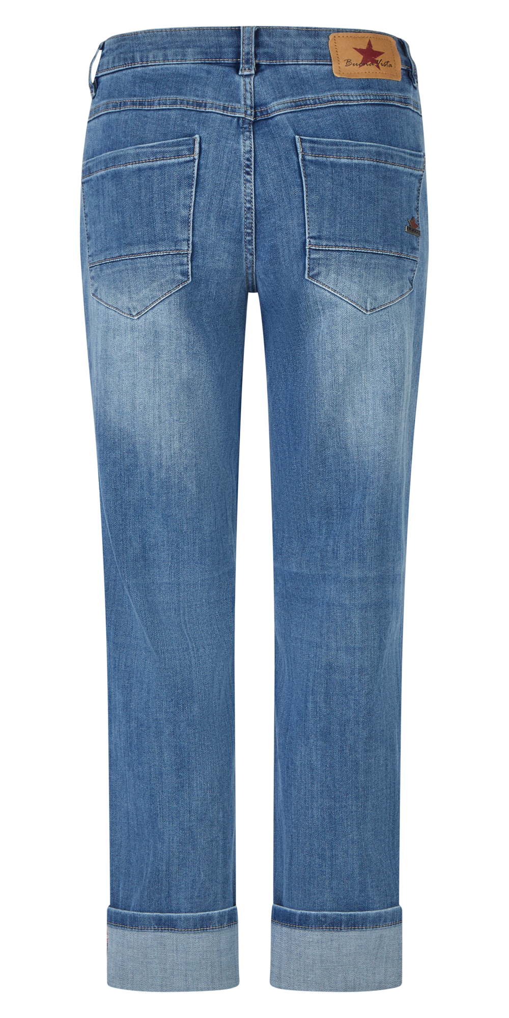 BUENA VISTA ANNA C STRAIGHT 7/8 ocean blue BV B5859 355 T.4503 - Stretch Denim von Buena Vista