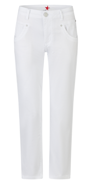BUENA VISTA ANNA C STRAIGHT 7/8 white BV B5859 4141.32 - Stretch Twill