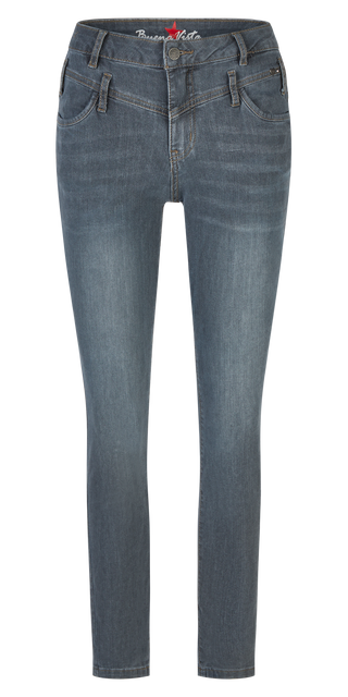 BUENA VISTA FLORIDA CROPPED anthracite denim BV B5912 399.8970 - Stretch Denim