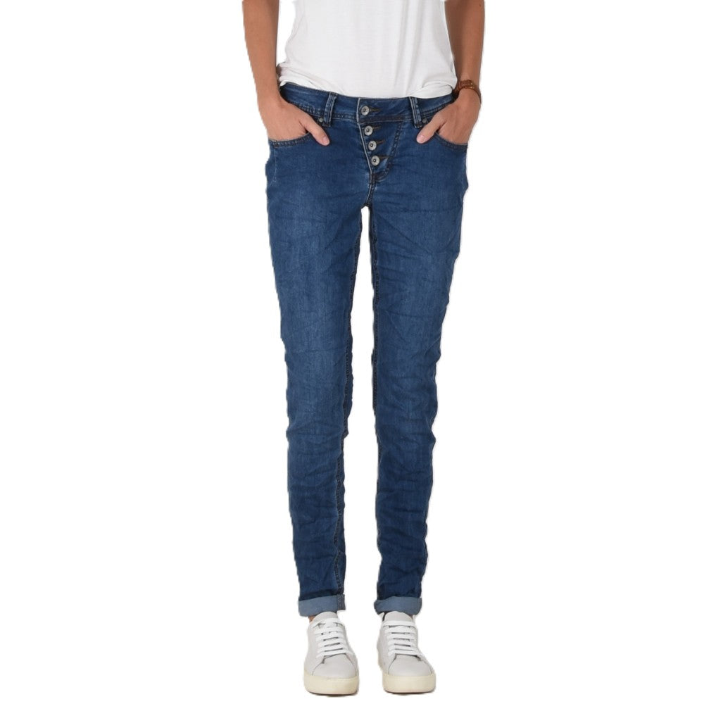 BUENA VISTA MALIBU mid stone 888 B5001 333.4773 - Stretch Denim