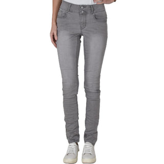BUENA VISTA Tummyless Damen Jeans - Silver Haze Grey - 888 B5664 694.4580
