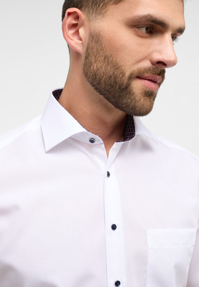 ETERNA MODERN FIT Kurzarm Hemd - Pure Alpine White - 1300-00-C149 von Eterna
