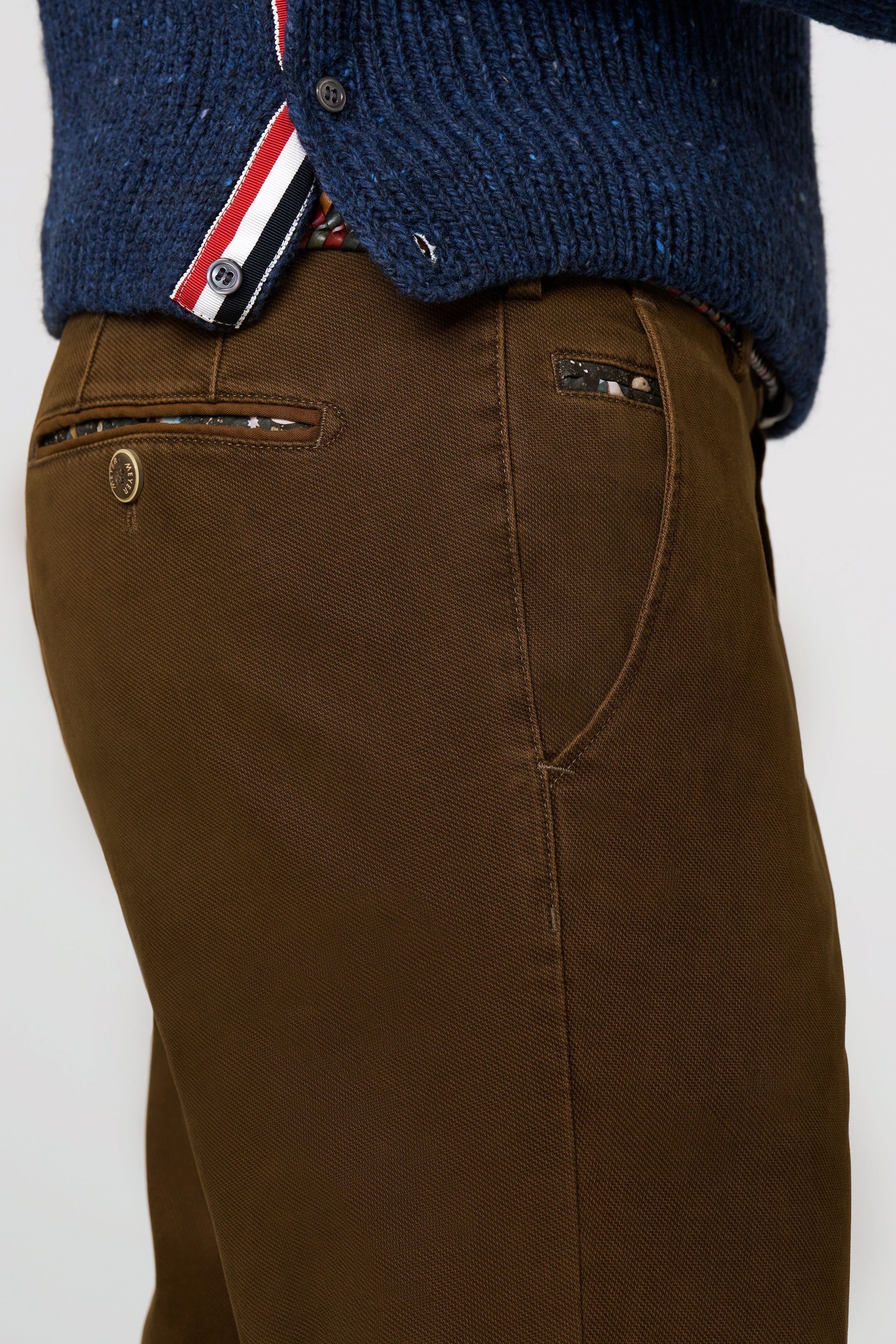MEYER HOSEN Bonn Chino - Caramel Umber - 2-5613-45