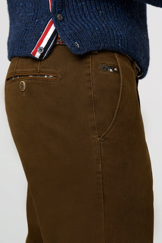 MEYER HOSEN Bonn Chino - Caramel Umber - 2-5613-45