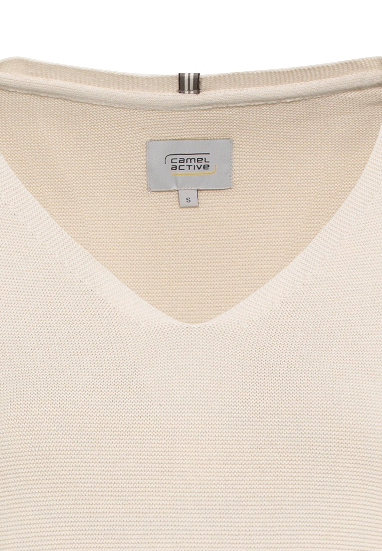 CAMEL ACTIVE Strickpullover Langarm - Linen Mist - 309534 3K88.17 von Camel Active