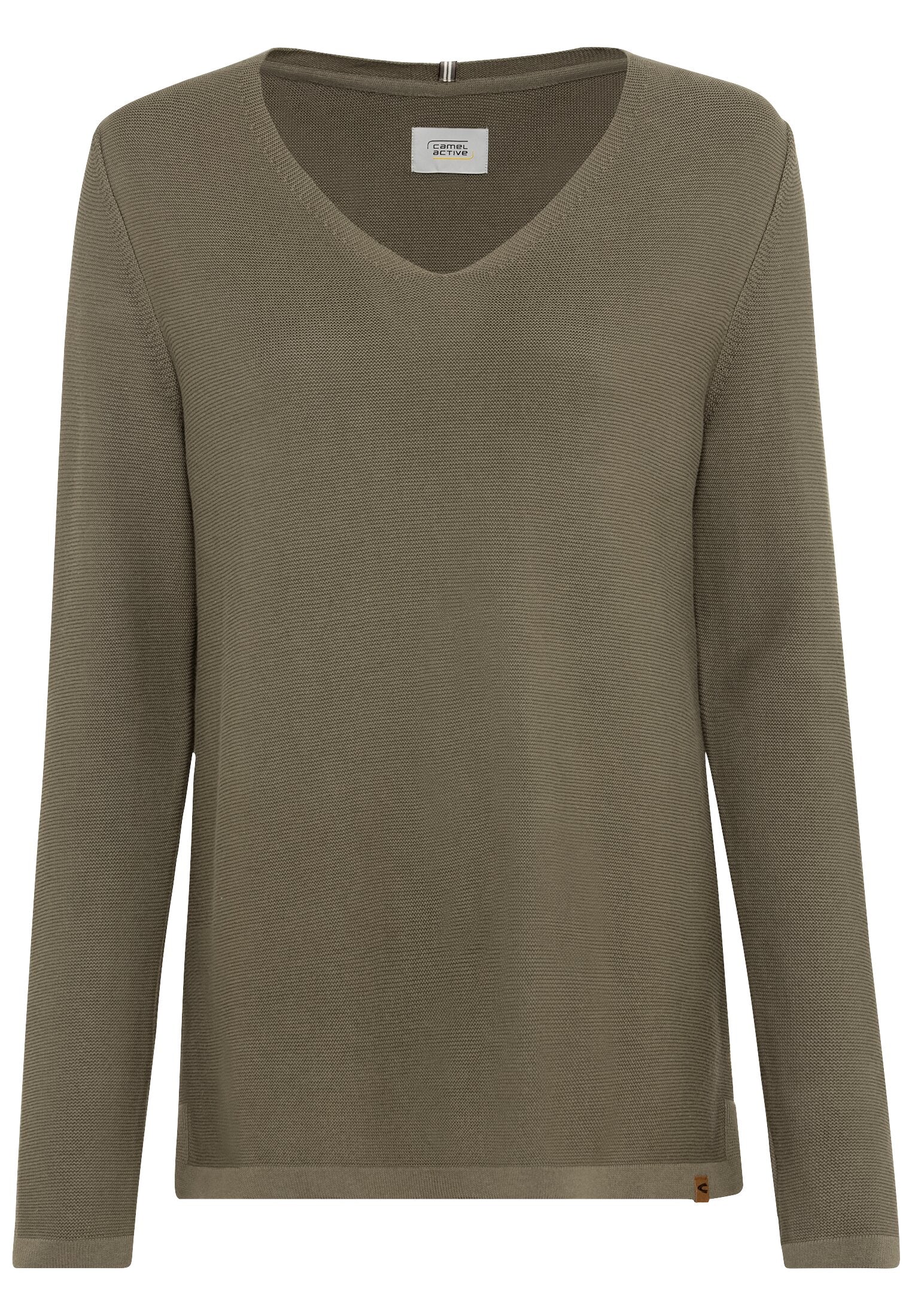 CAMEL ACTIVE Strickpullover Langarm - Mosswood Olive - 309534 3K88.32