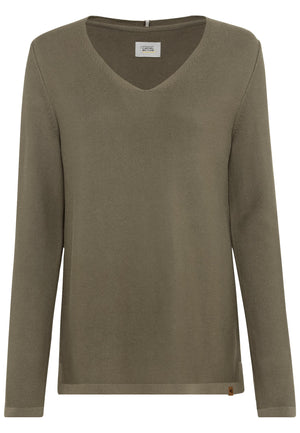 CAMEL ACTIVE Strickpullover Langarm - Mosswood Olive - 309534 3K88.32