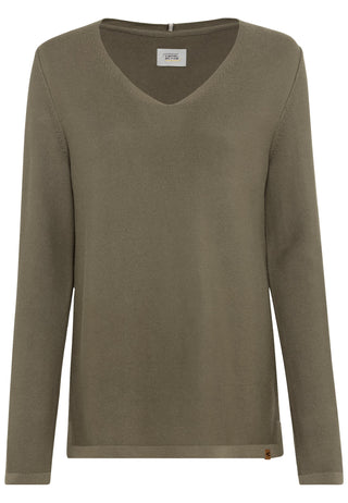 CAMEL ACTIVE Strickpullover Langarm - Mosswood Olive - 309534 3K88.32