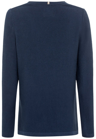 CAMEL ACTIVE Strickpullover Langarm - Midnight Navy Texture - 309534 3K88.47