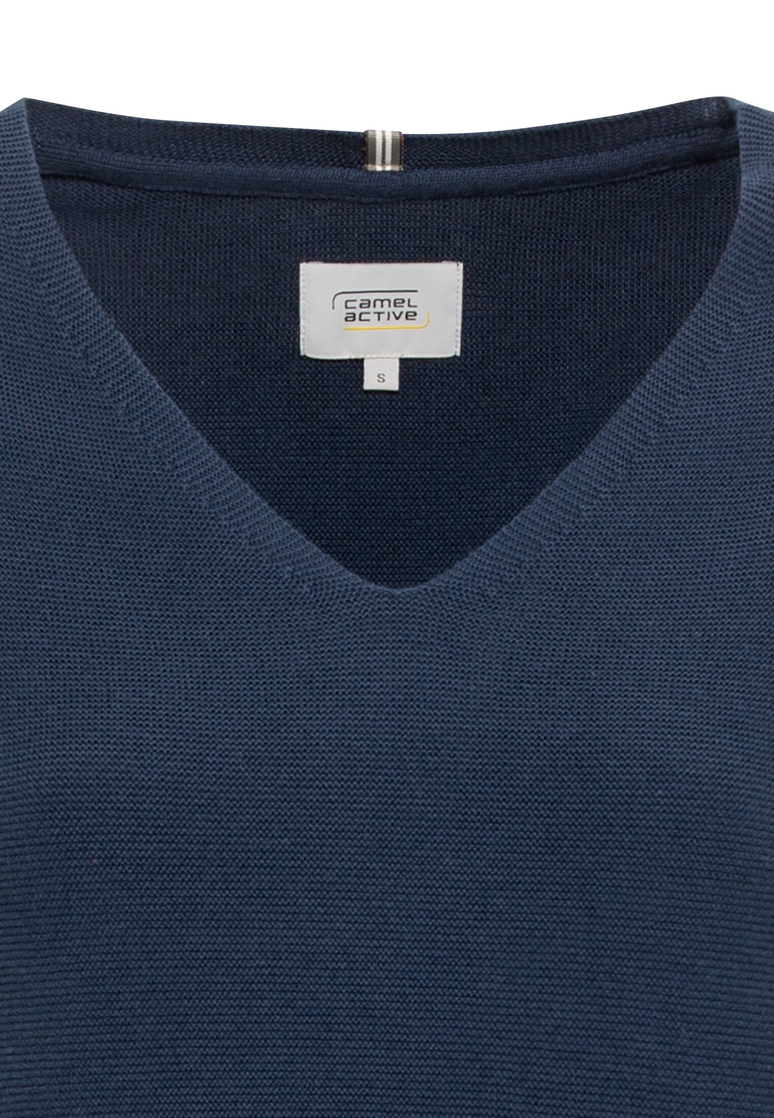 CAMEL ACTIVE Strickpullover Langarm - Midnight Navy Texture - 309534 3K88.47 von Camel Active