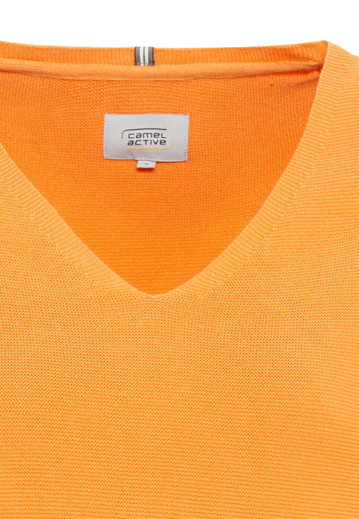 CAMEL ACTIVE Strickpullover Langarm Mandarine - Sunburst Orange - 309534 3K88.64 von Camel Active