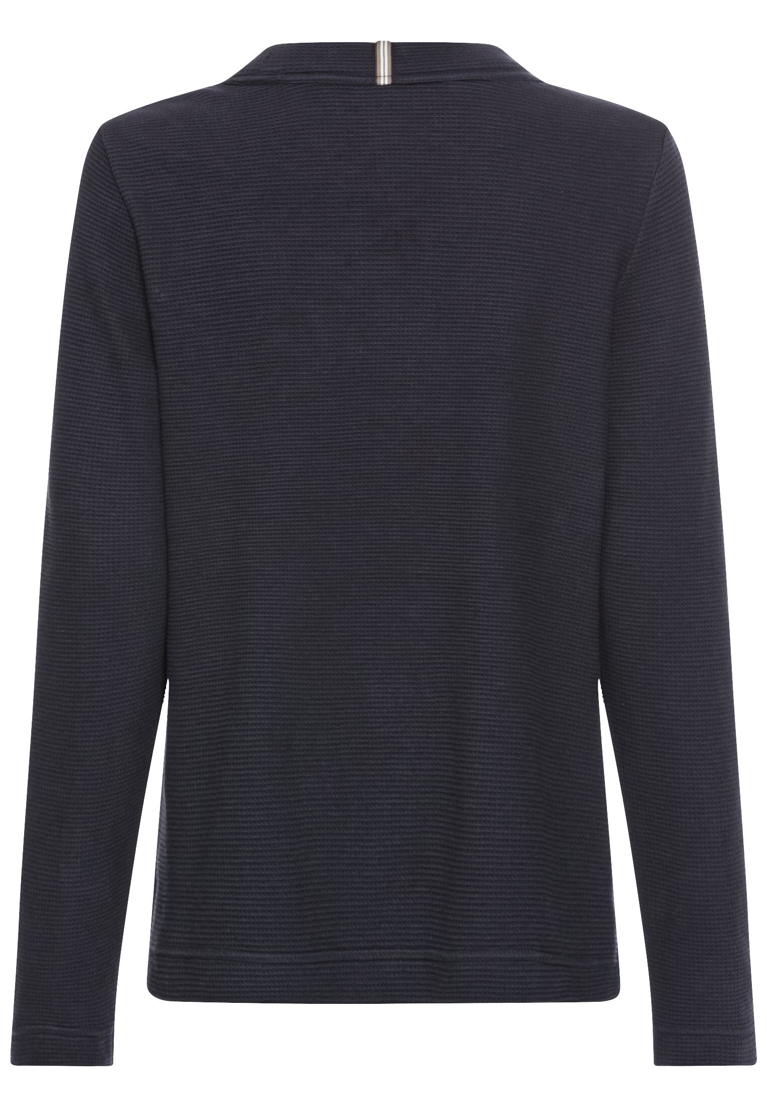 CAMEL ACTIVE Langarmsshirt - Deep Navy Waffle - 309322 4T65.47