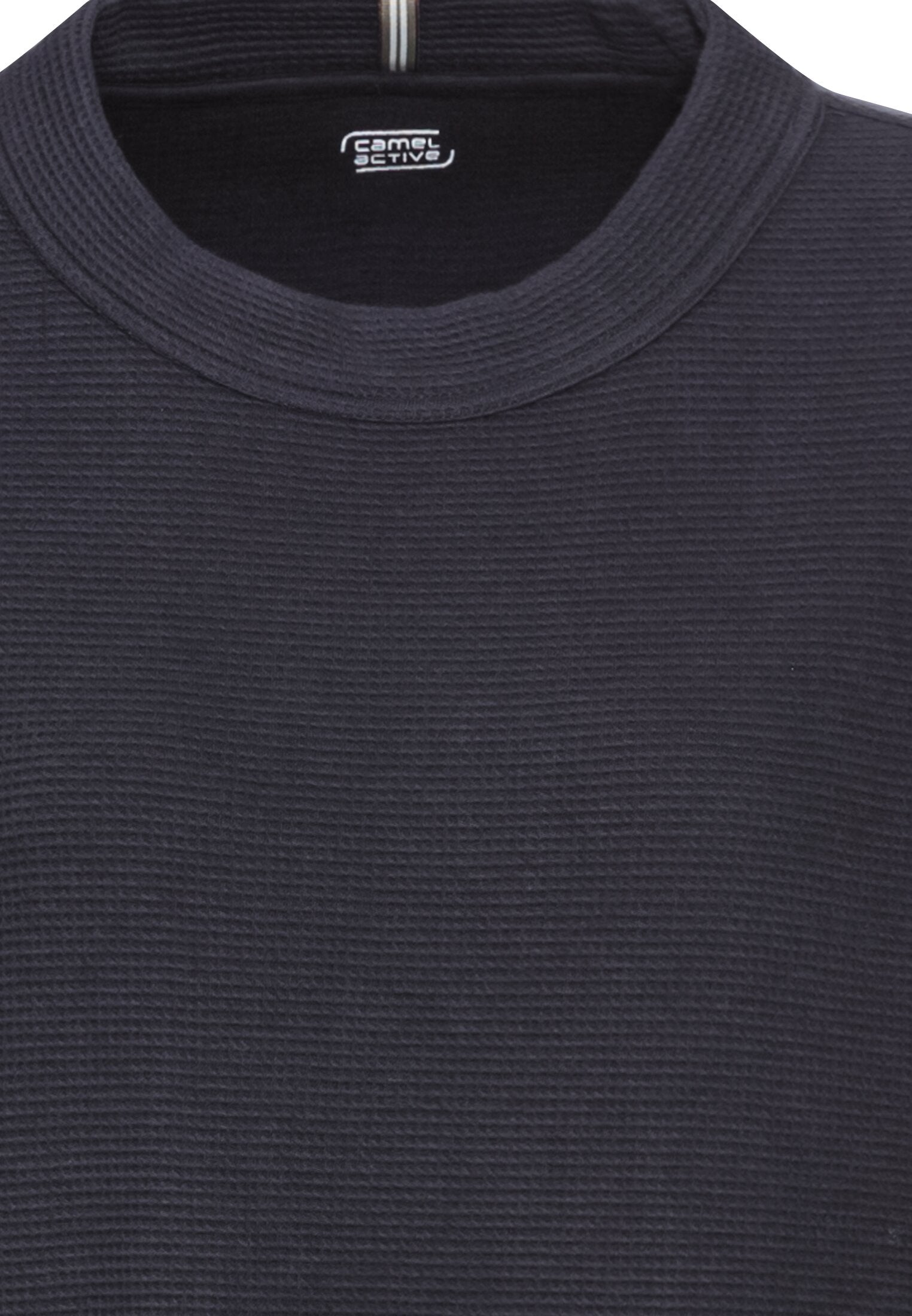 CAMEL ACTIVE Langarmsshirt - Deep Navy Waffle - 309322 4T65.47 von Camel Active