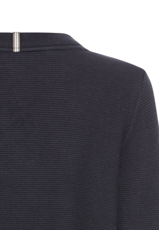 CAMEL ACTIVE Langarmsshirt - Deep Navy Waffle - 309322 4T65.47