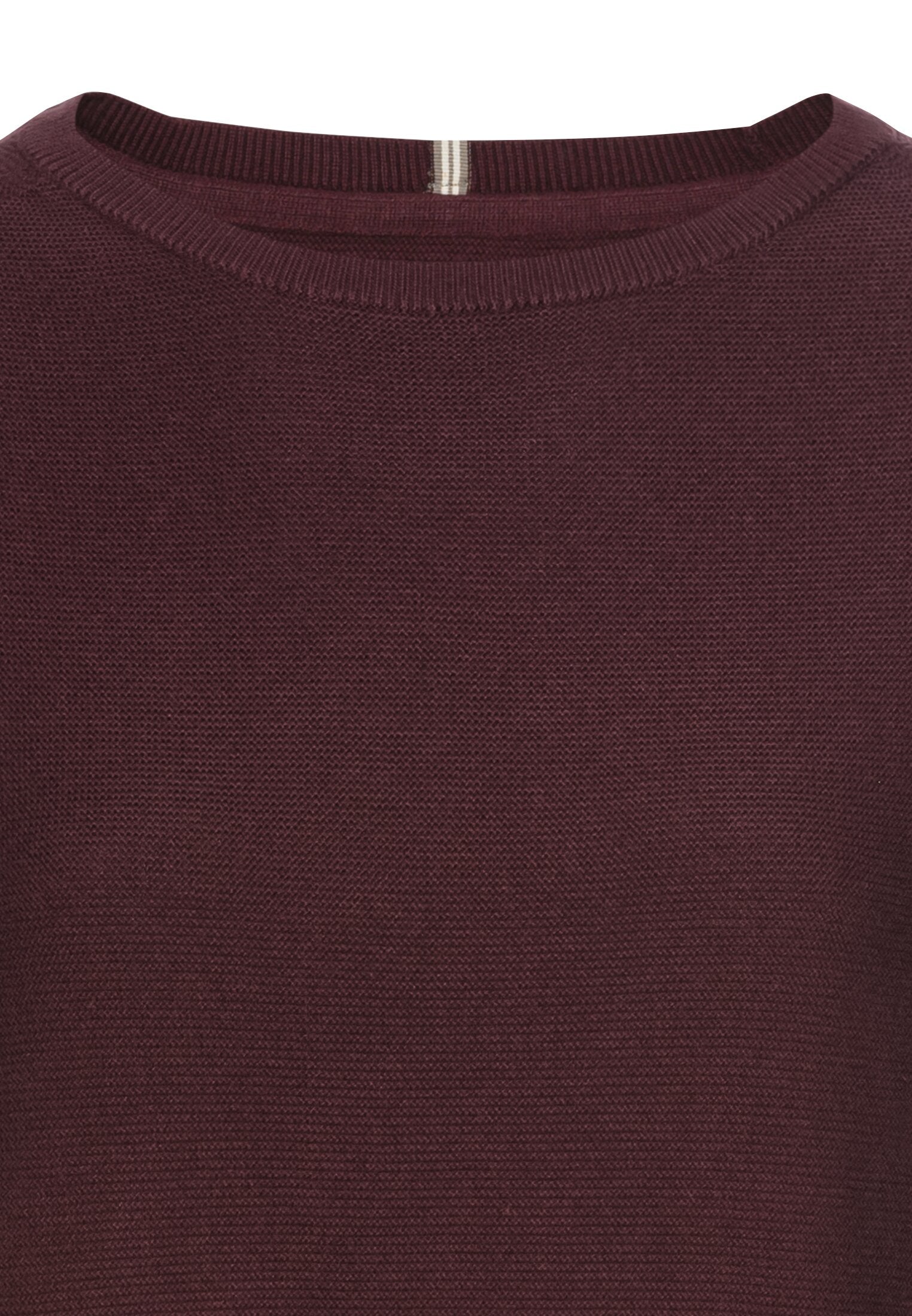 CAMEL ACTIVE Sweatshirt Rundhals Pullover - Crimson Plum Red - 309580 4K88.59 von Camel Active