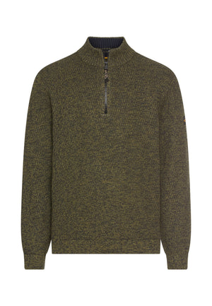 CAMEL ACTIVE Strick Troyer Pullover - Mossy Herringbone Green - 409530 6K06.37
