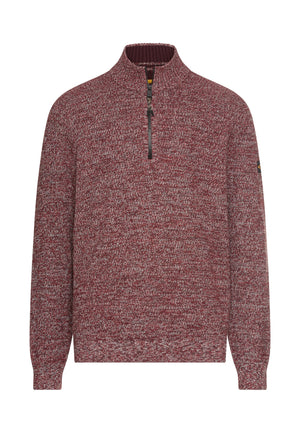 CAMEL ACTIVE STRICKTROYER Pullover - Heathered Crimson Red - 409530 6K06.57