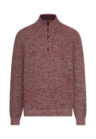 CAMEL ACTIVE STRICKTROYER Pullover - Heathered Crimson Red - 409530 6K06.57