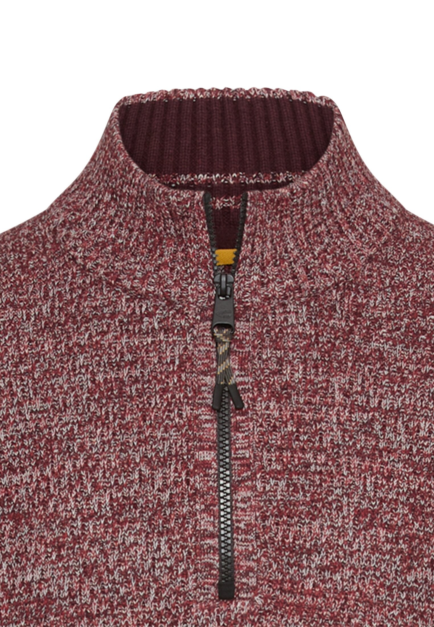 CAMEL ACTIVE STRICKTROYER Pullover - Heathered Crimson Red - 409530 6K06.57 von Camel Active
