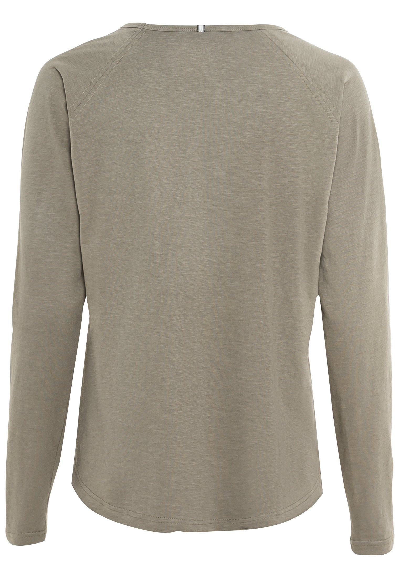 CAMEL ACTIVE Langarmshirt Sweatshirt light khaki - Stone Sage Green - 309302 9T69.31