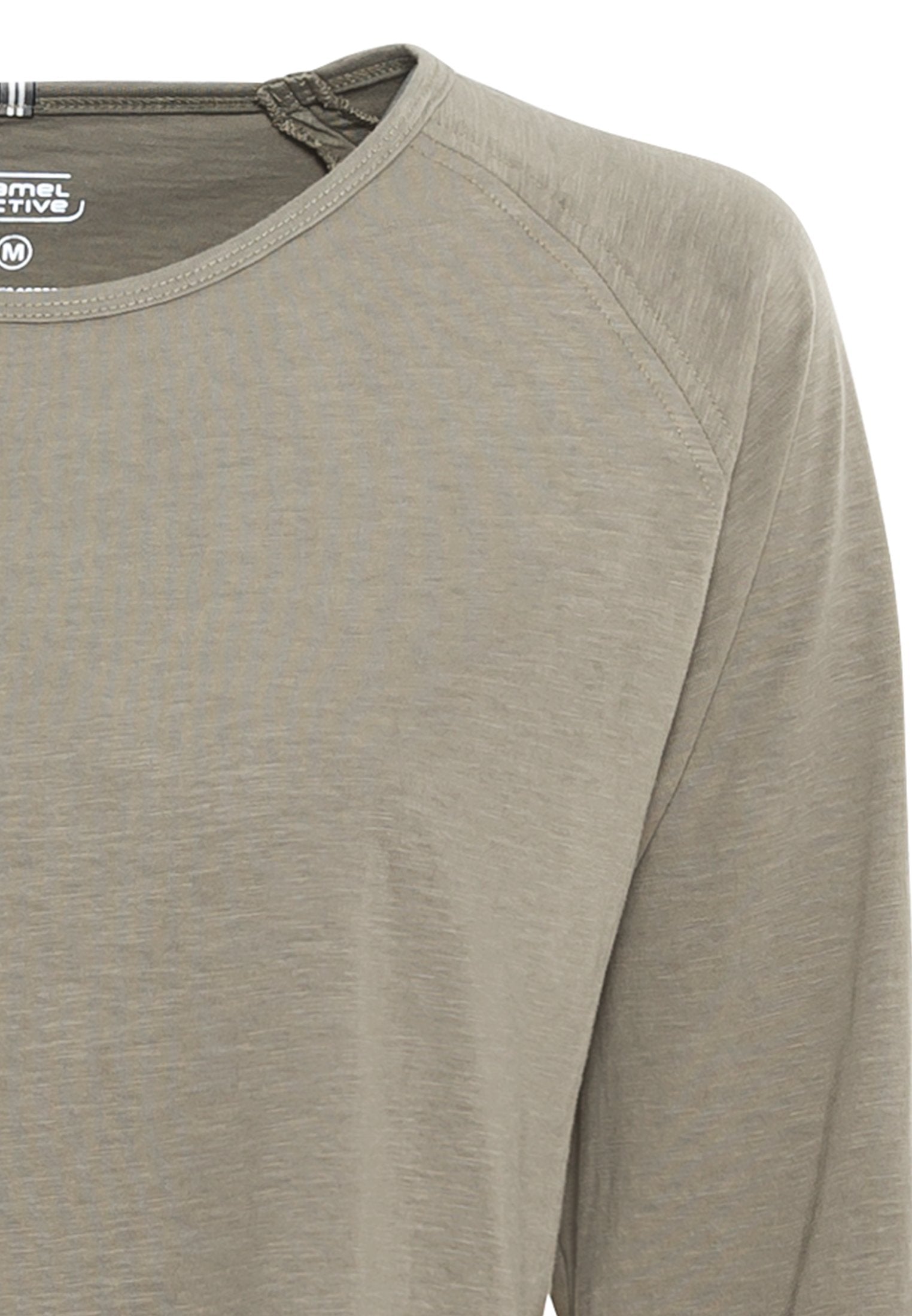 CAMEL ACTIVE Langarmshirt Sweatshirt light khaki - Stone Sage Green - 309302 9T69.31 von Camel Active