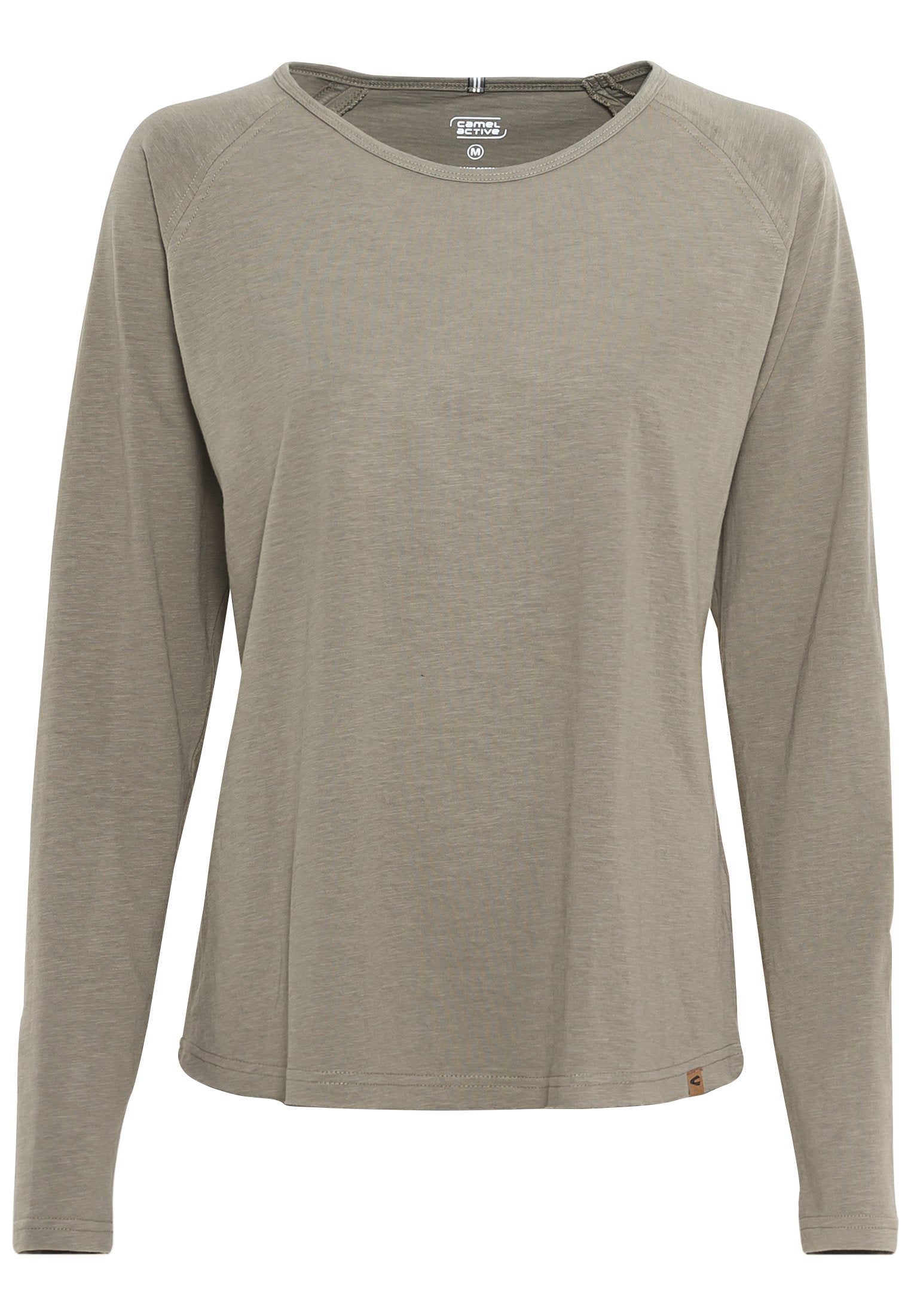 CAMEL ACTIVE Langarmshirt Sweatshirt light khaki - Stone Sage Green - 309302 9T69.31