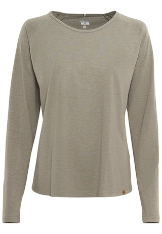 CAMEL ACTIVE Langarmshirt Sweatshirt light khaki - Stone Sage Green - 309302 9T69.31