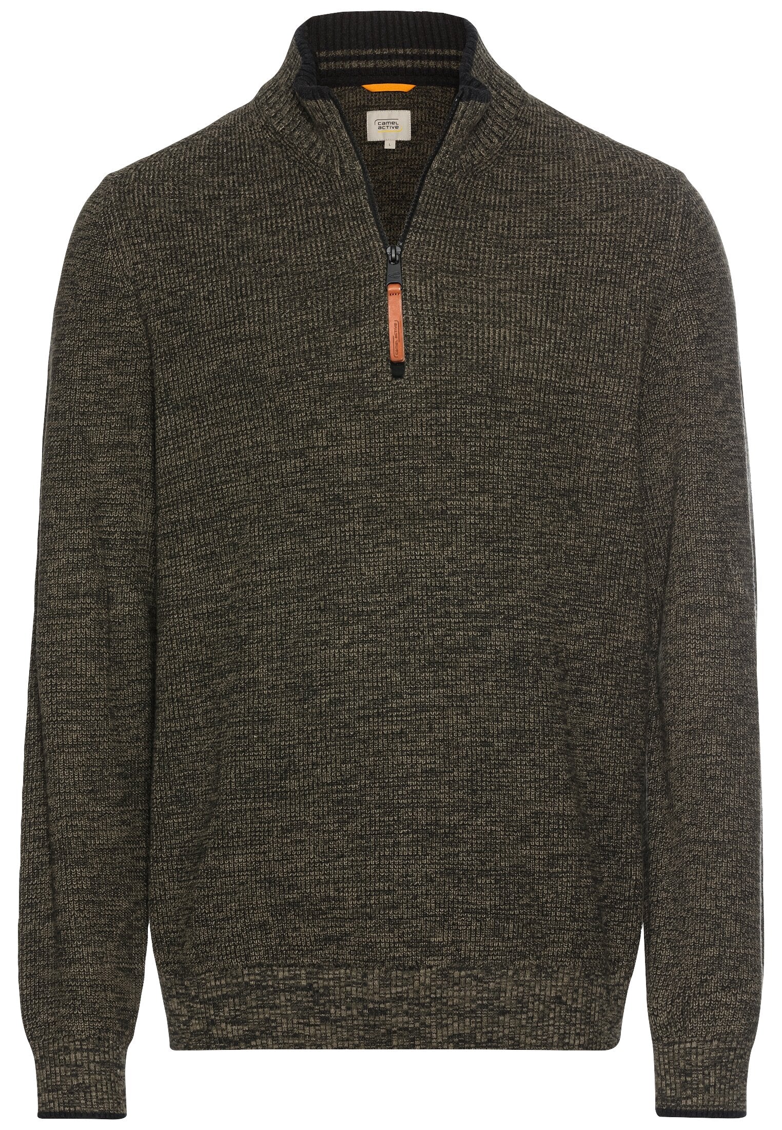 CAMEL ACTIVE Pullover/Longsleeve - Dark Olive Tweed - 40953F 9K90.94