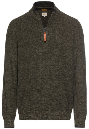 CAMEL ACTIVE Pullover/Longsleeve - Dark Olive Tweed - 40953F 9K90.94
