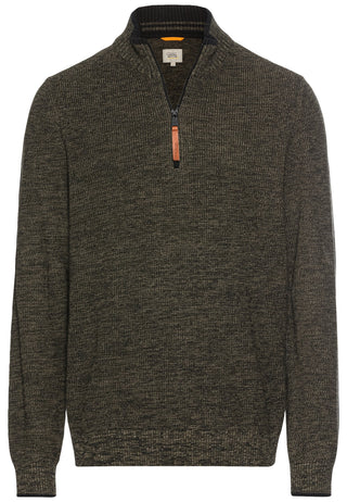 CAMEL ACTIVE Pullover/Longsleeve - Dark Olive Tweed - 40953F 9K90.94