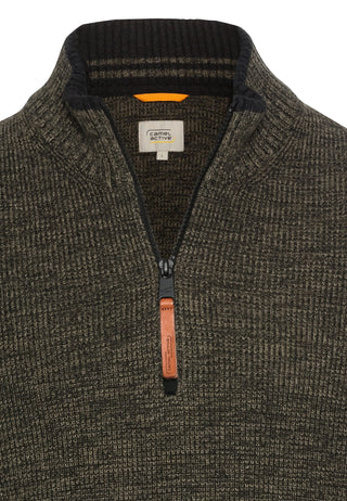 CAMEL ACTIVE Pullover/Longsleeve - Dark Olive Tweed - 40953F 9K90.94