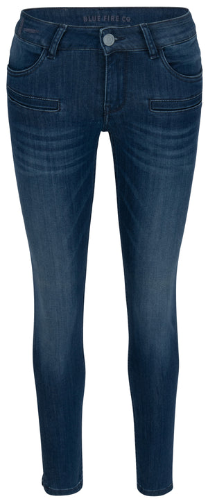 BLUE FIRE Alicia Skinny Jeans - Dusted Midnight Blue - 1044.558