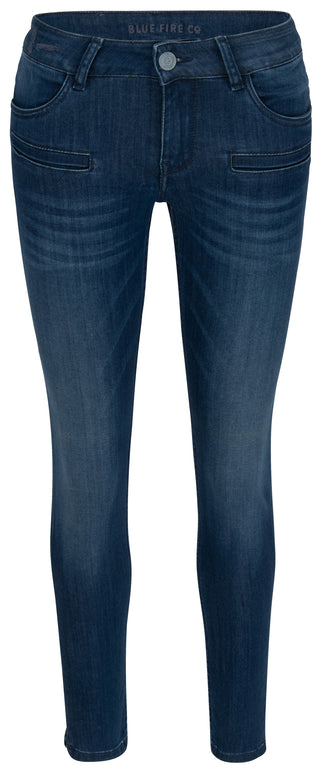 BLUE FIRE Alicia Skinny Jeans - Dusted Midnight Blue - 1044.558