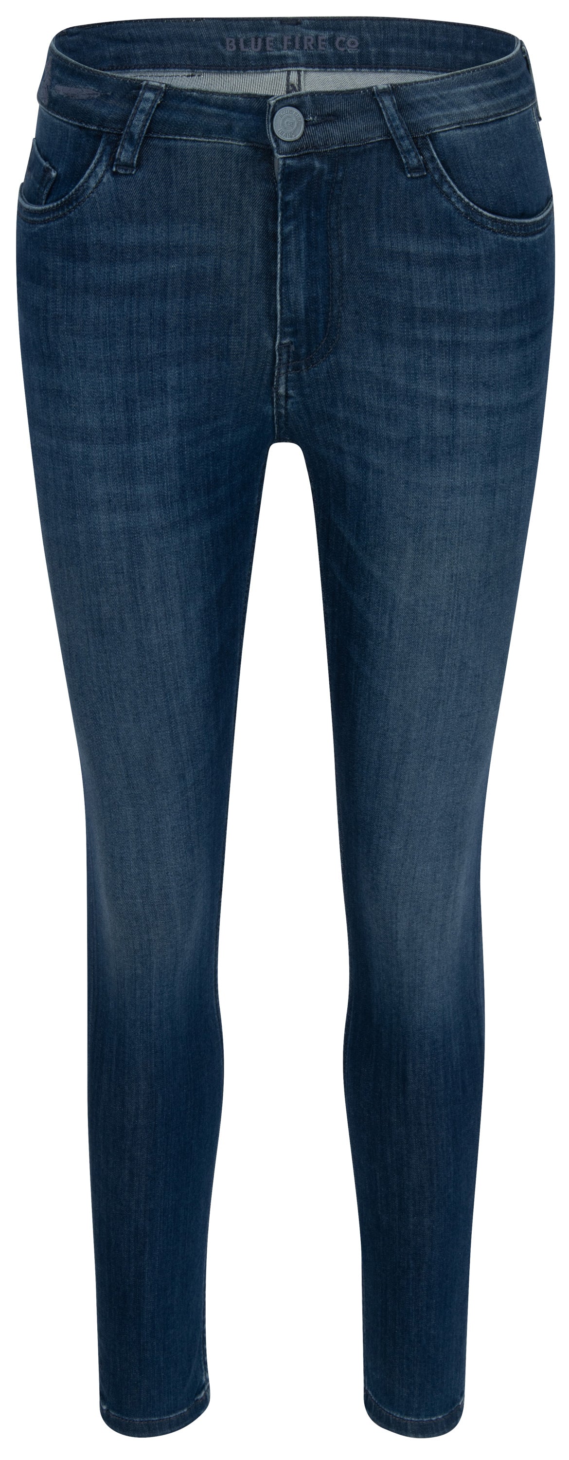 BLUE FIRE Lara Skinny Jeans - Midnight Worn Indigo - 1136.558