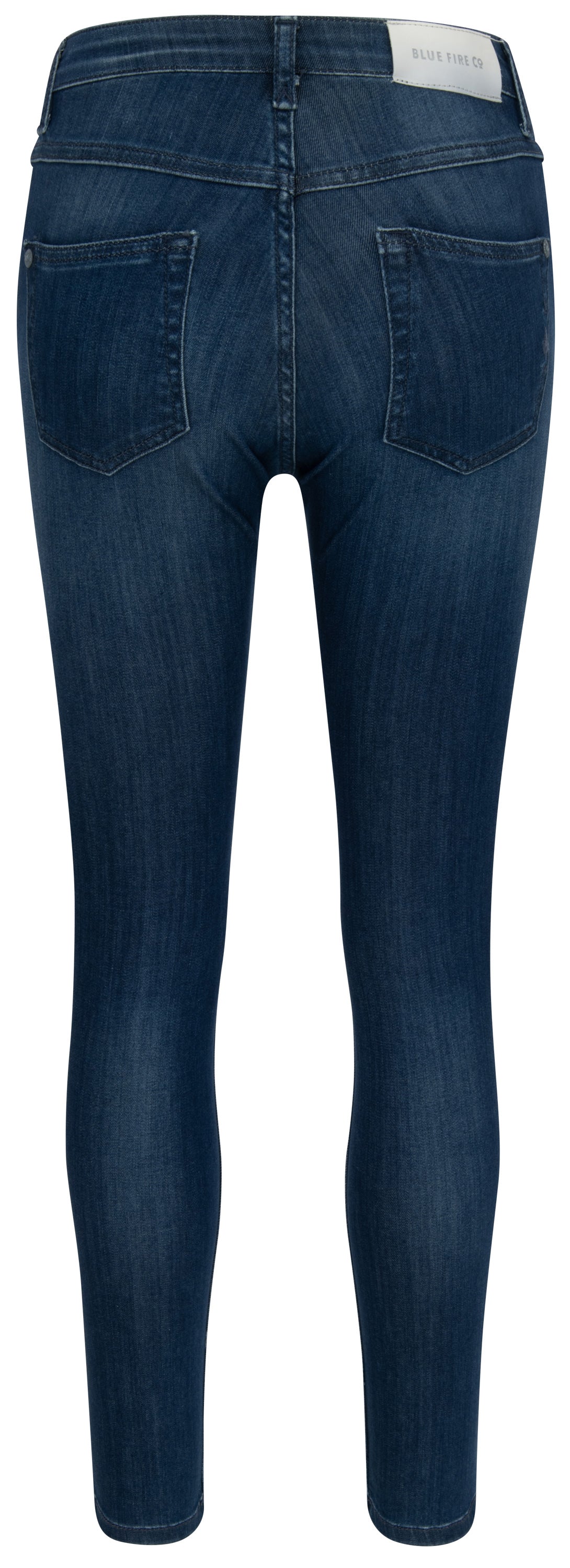 BLUE FIRE Lara Skinny Jeans - Midnight Worn Indigo - 1136.558