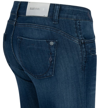 BLUE FIRE Alicia Skinny Jeans - Dusted Midnight Blue - 1044.558