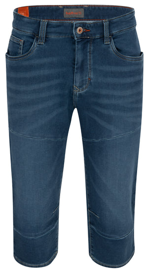 HATTRIC Worker Capri Jeans - Stonewashed Atlantic Blue - 696015 7712.45