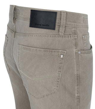 PIERRE CARDIN Lyon Tapered Jeans - Sandstone Grey - 34510 8061.8844