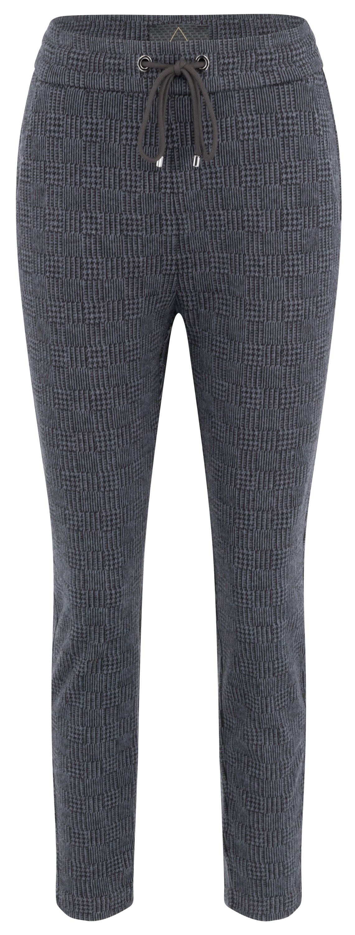 MAC EASY Jogpants - Slate Grid Charcoal - 2770-00-0114-079K