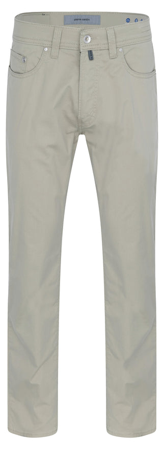 PIERRE CARDIN LYON TAPERED twill - Linen Sand Haze - 34540 4023.1105