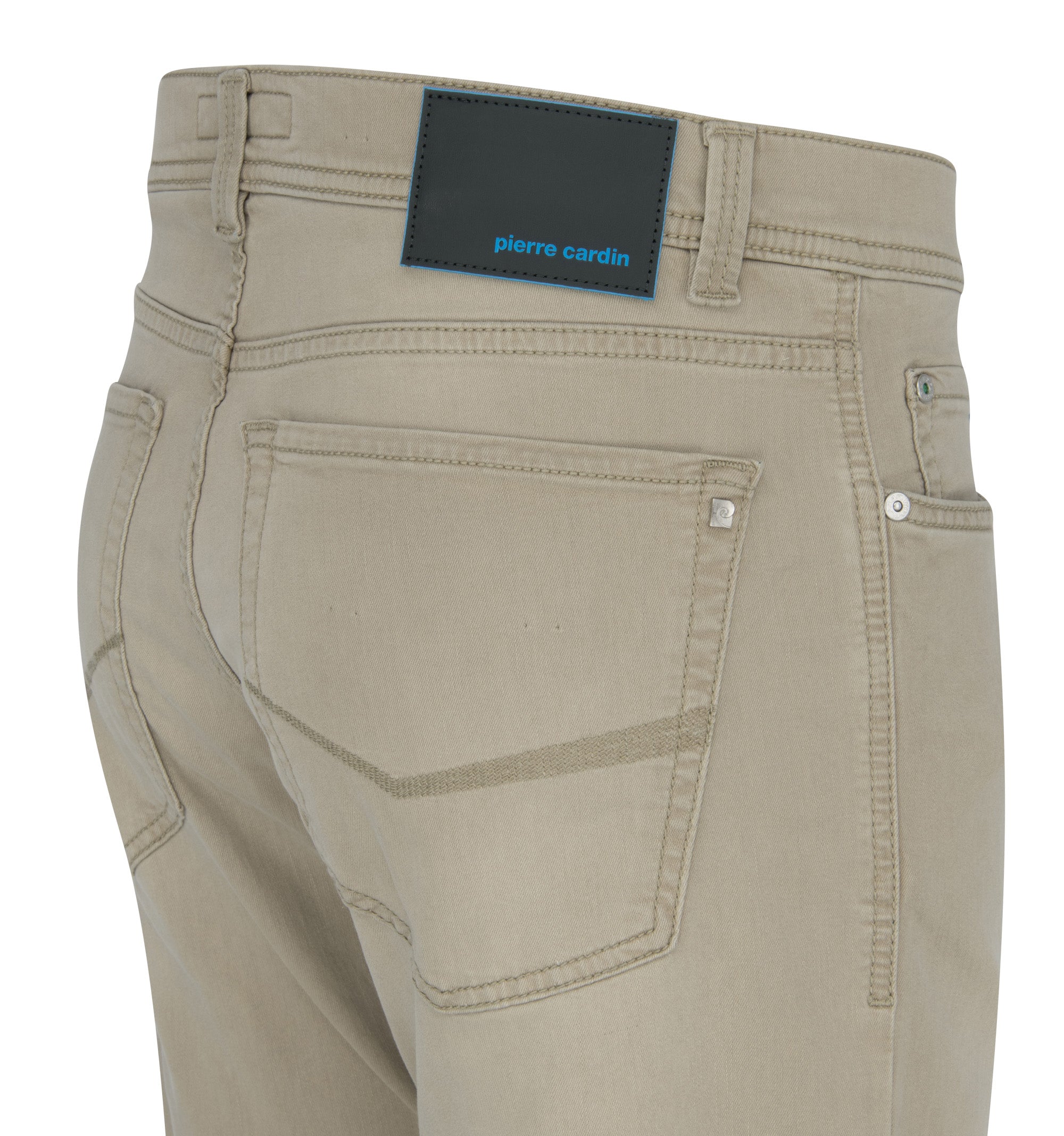 PIERRE CARDIN Lyon Tapered Jeans - Sand Dusk Beige - 34510 8026.8854 von Pierre Cardin