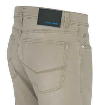 PIERRE CARDIN Lyon Tapered Jeans - Sand Dusk Beige - 34510 8026.8854