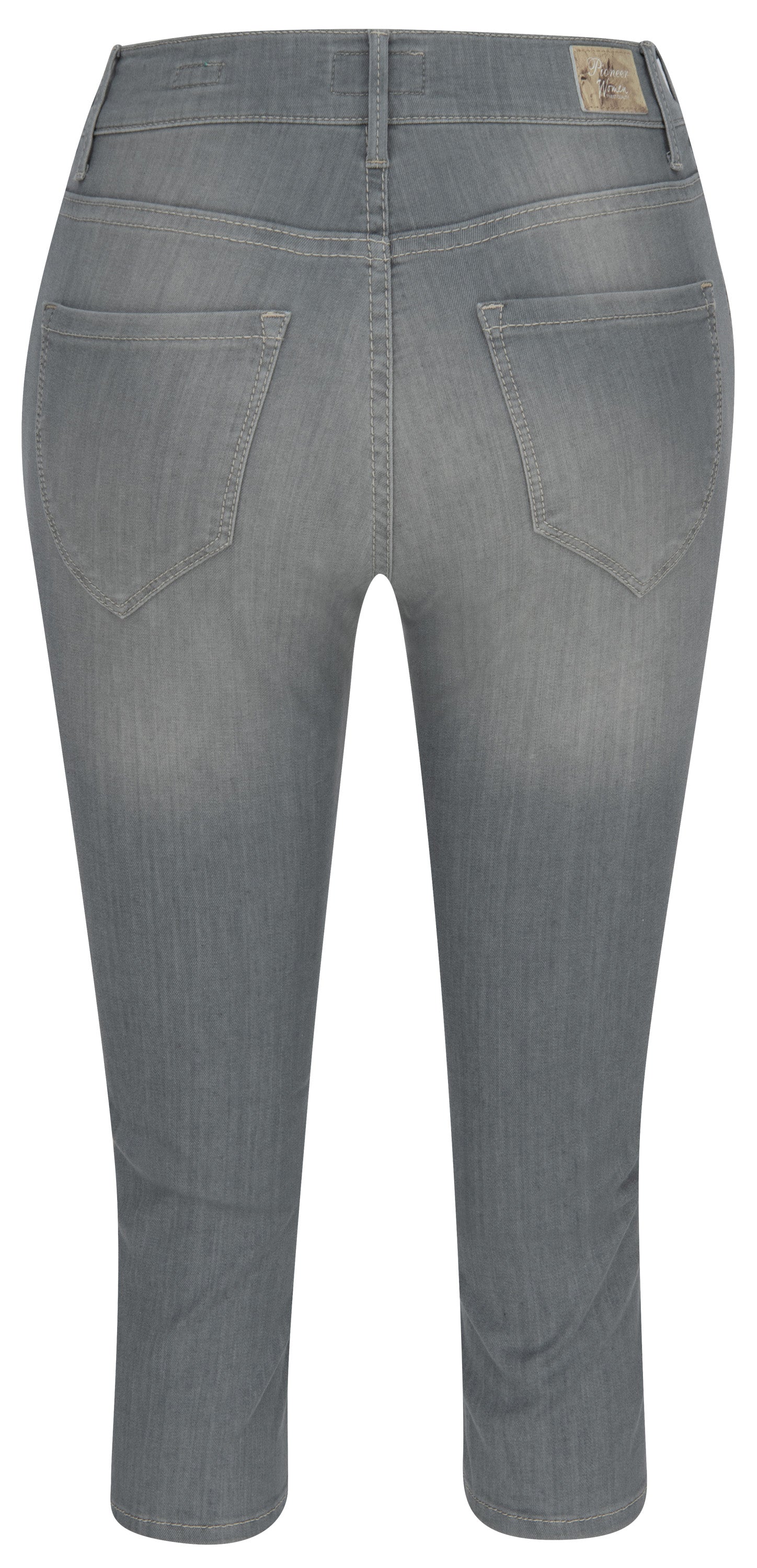 PIONEER Katy Capri Jeanshose - Stormwashed Ash Grey - 3530 4023.9847 von Pioneer