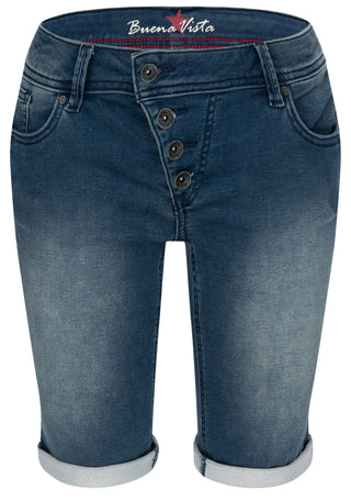 BUENA VISTA MALIBU SHORT Dark Stone 2103 N5025 SD103.2890 - Denim Sweat